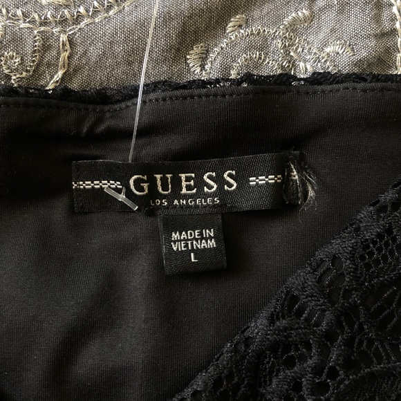 Guess Black Lace Cut Out Party Dress - Picture 8 of 11